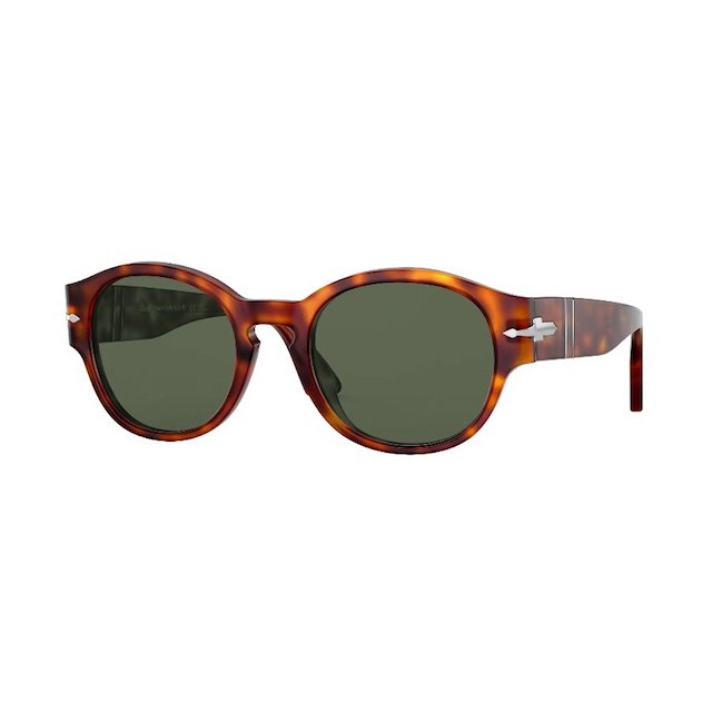 Persol ペルソール ボストンタイプ 3230S Col.24/31 (フレーム:ハバナ、レンズ:グリーン)  サングラス 正規輸入品