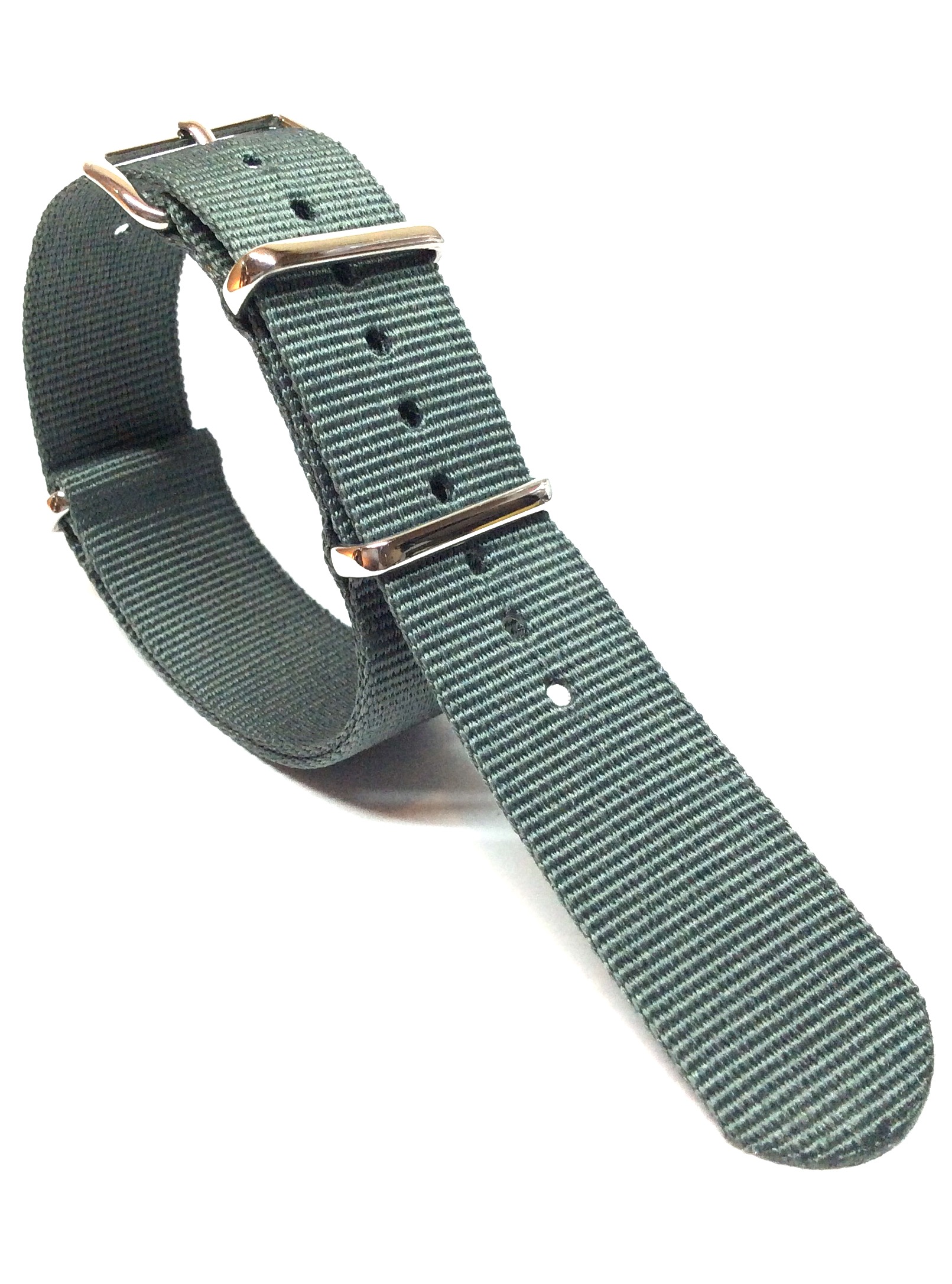 NATOタイプSTRAP(リボンベルト)<br> グレー<br>20mm