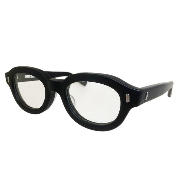 EFFECTOR エフェクター CANON/カノン Col.BKM 黒マット メガネ セルフレーム オーバルタイプ