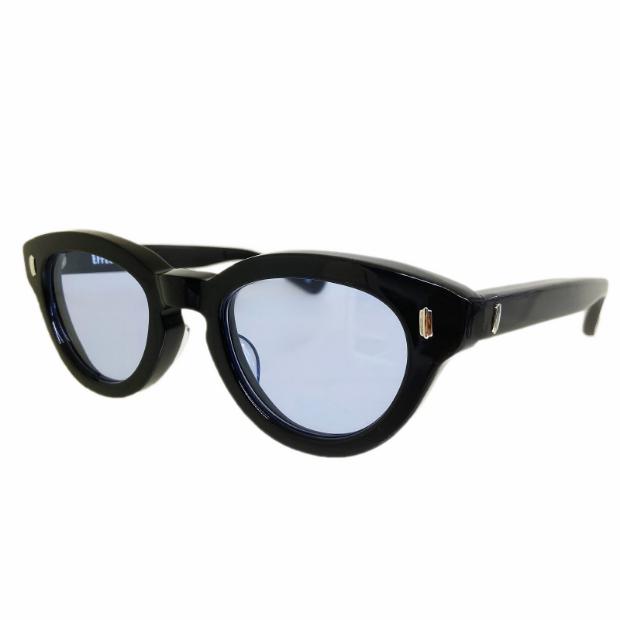 EFFECTOR エフェクター MOLTO/モルト Col.BKBL 黒/ブルー サングラス セルフレーム フォックスタイプ