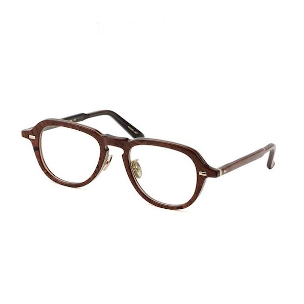 Mr.Gentleman EYEWEAR ミスタージェントルマンアイウェア 【CHRISTIAN/クリスチャン】 Col.B Woody 木目 メガネ ティアドロップタイプ 正規取扱店