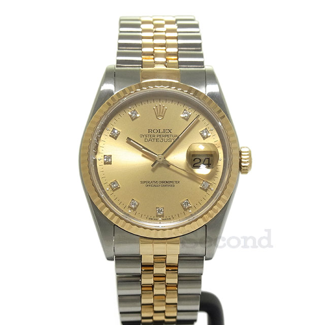 Rolex datejust ロレックスデイトジャスト 10P ダイヤ