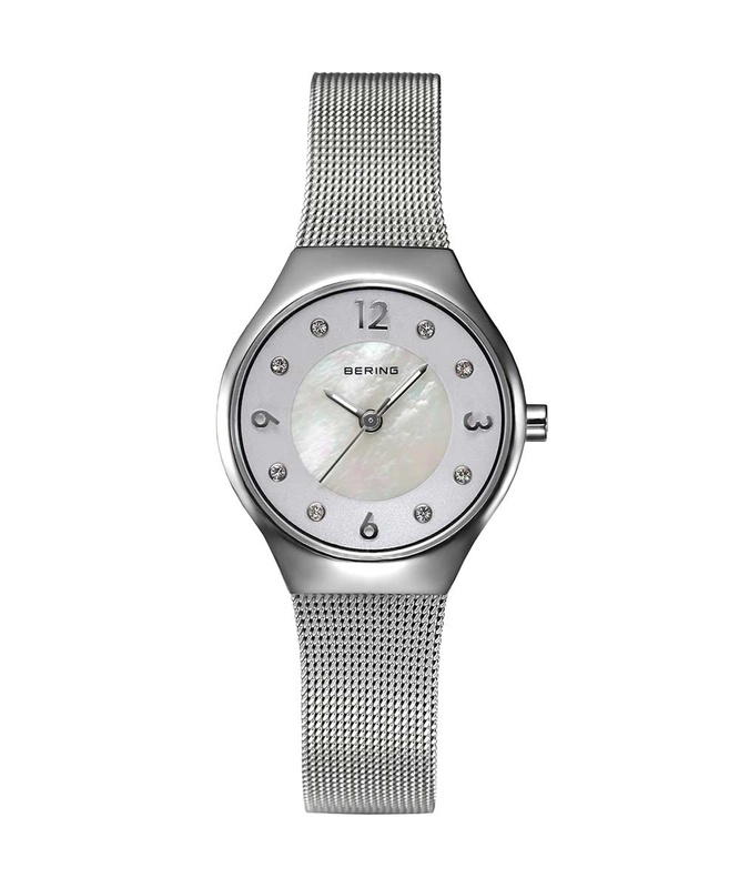 BERING ベーリング 11427-004 クラシック スカンジナビアン カービングメッシュ シルバー  レディース 【正規】