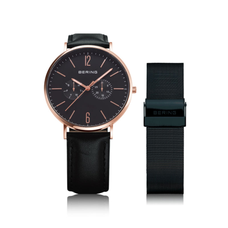 BERING ベーリング 14240-166 Changes ブラック×ローズゴールド【正規】