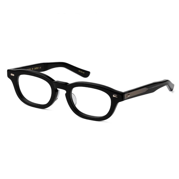Mr.Gentleman EYEWEAR ミスタージェントルマンアイウェア Jr./ジュニア Col.A Black & Clear 黒 メガネ ウェリントンタイプ 正規取扱店