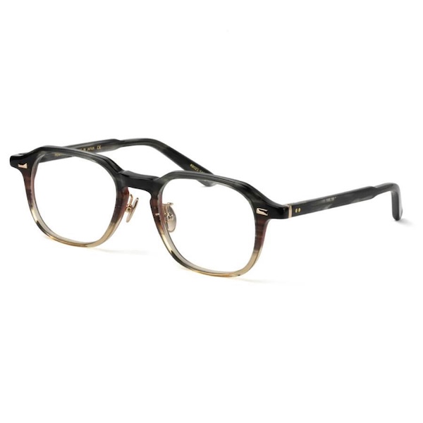 Mr.Gentleman EYEWEAR HEMINGWAY2/ヘミングウェイ2 Col.E Jumble2 ミックス茶系 メガネ ティアドロップタイプ ミスタージェントルマンアイウェア 正規取扱店