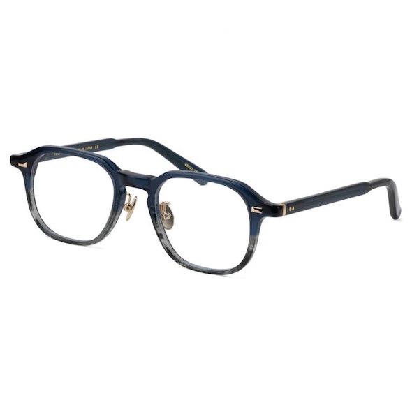 Mr.Gentleman EYEWEAR HEMINGWAY2/ヘミングウェイ2 Col.D Blue to Grey Marble メガネ ティアドロップタイプ ミスタージェントルマンアイウェア 正規取扱店