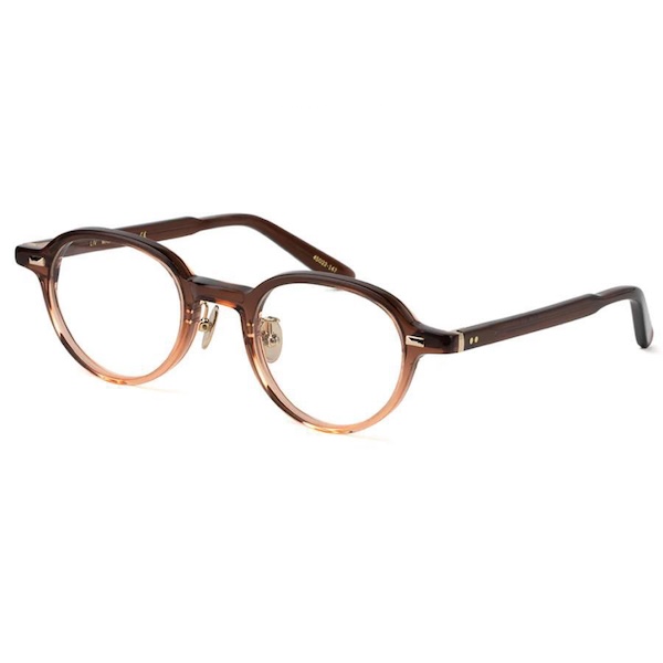 Mr.Gentleman EYEWEAR LIV/リブ Col.E Moca2 コーヒーカラー メガネ ボストンタイプ ミスタージェントルマンアイウェア 正規取扱店