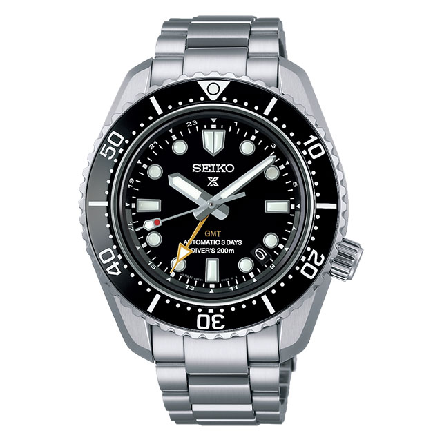SEIKO セイコー PROSPEX プロスペックス SBEJ011 コアショップ限定 1968 メカニカルダイバーズ 現代デザイン GMT 手巻付き自動巻 ブラック