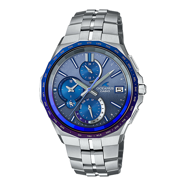 CASIO カシオ OCEANUS オシアナス OCW-S5000AP-2AJF マンタ 阿波藍 ソーラー電波 限定モデル