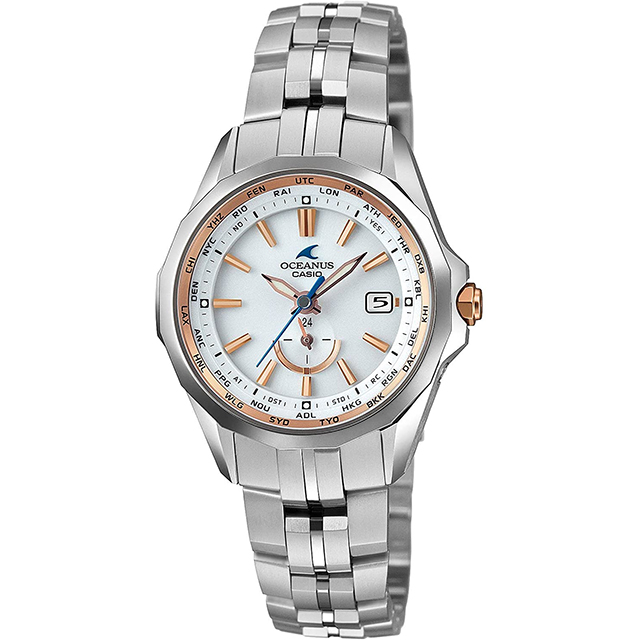 CASIO カシオ OCEANUS オシアナス マンタ OCW-S340-7AJF ソーラー電波 レディース