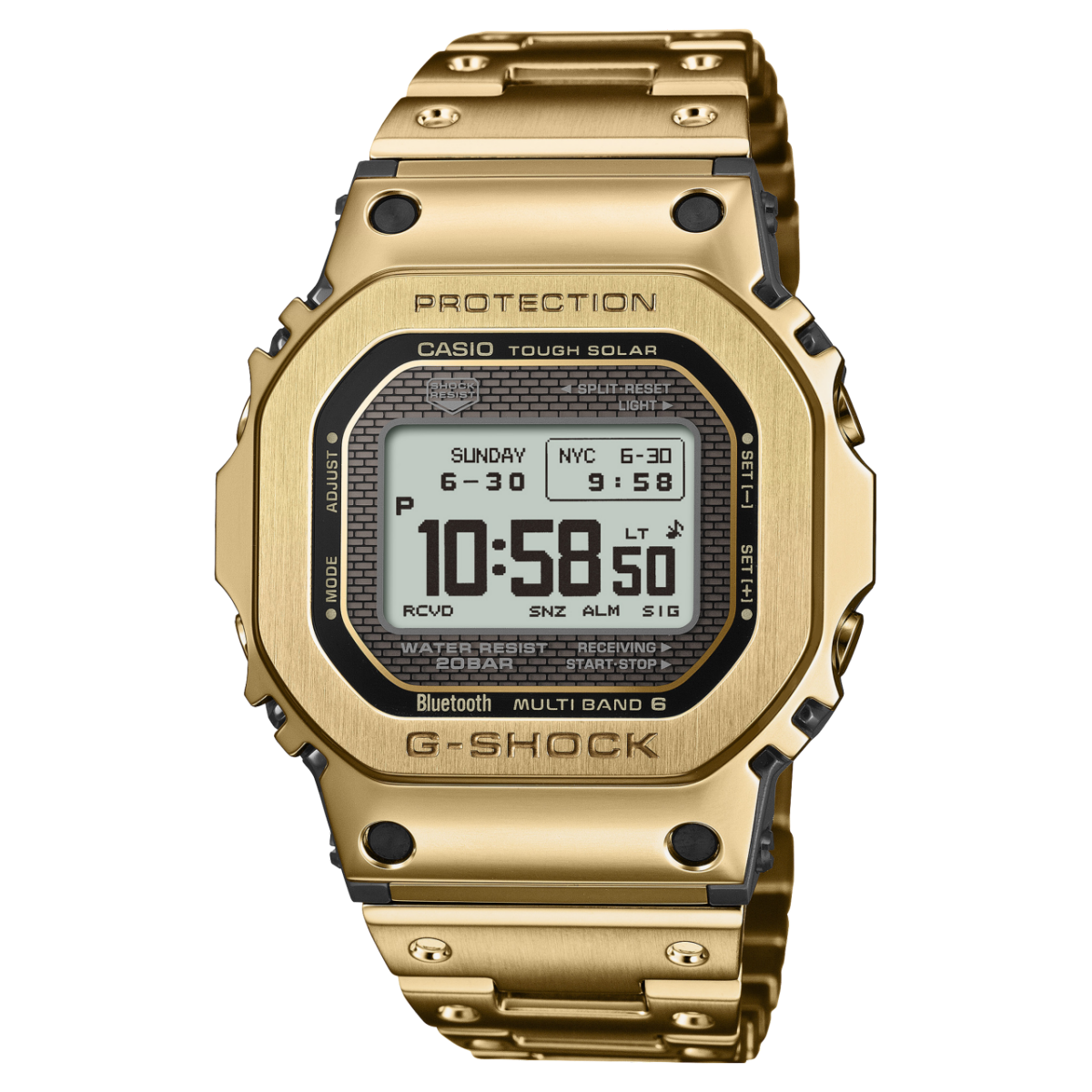 CASIO カシオ G-SHOCK ジーショック GMW-BZ5000GD-9JF MIP液晶 フルメタル 日本製 モバイルリンク ソーラー電波 ゴールド