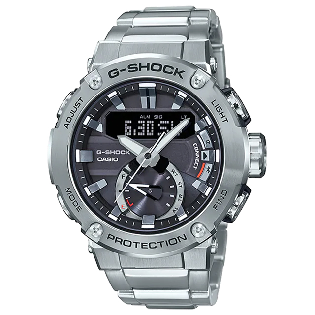 CASIO カシオ G-SHOCK ジーショック GST-B200D-1AJF G-STEEL カーボンベゼル ソーラー