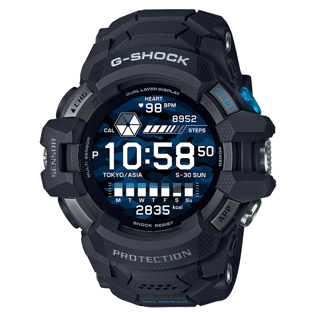 CASIO カシオ G-SHOCK ジーショック GSW-H1000-1JR G-SQUAD PRO ジースクワッドプロ 「WearOS」搭載