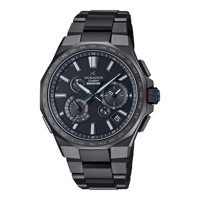 CASIO カシオ OCEANUS オシアナス OCW-T6000BR-1AJR BRIEFING 25th Anniversary Limited Edition モバイルリンク ソーラー電波 ネックポーチ 限定