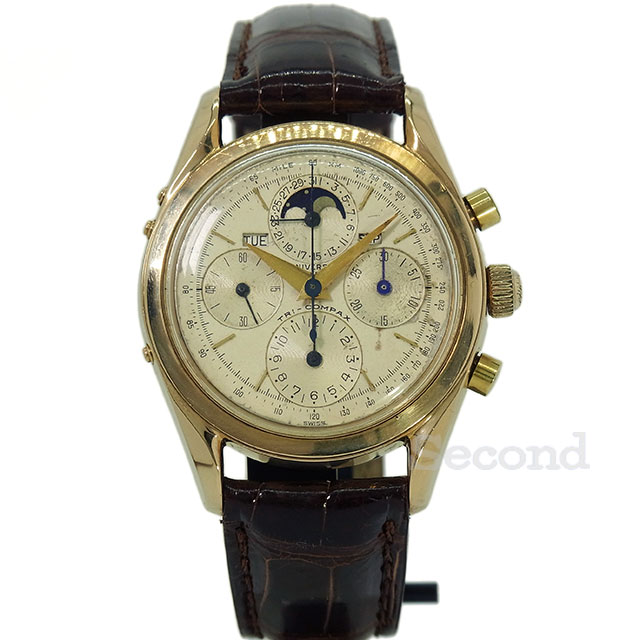 セコンド Second ユニバーサル ジュネーブ トリコンパックス Cal 281 330 194 アンティーク セコンド Second ユニバーサル ジュネーブ トリコンパックス Cal 281 330 194 アンティーク