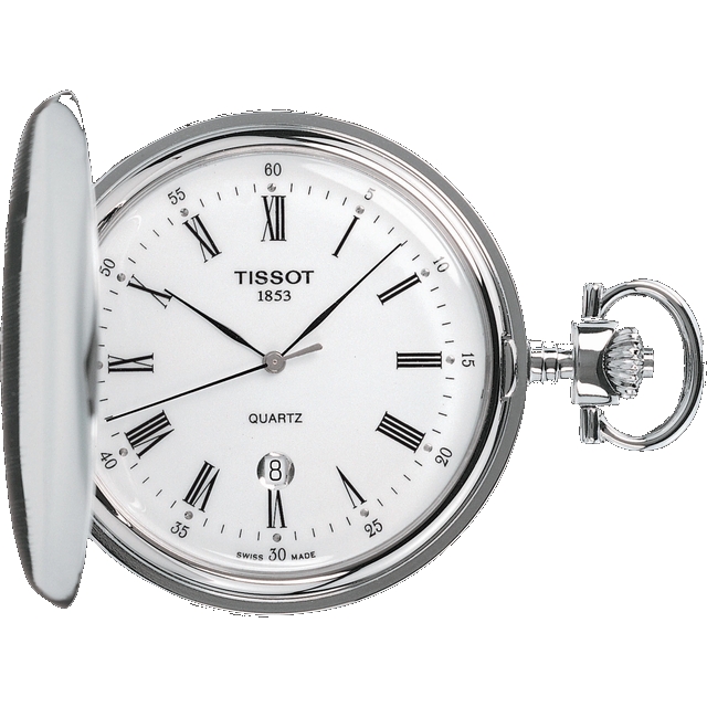 TISSOT ティソ Savonnette サボネット T-ポケット T83655313 懐中時計 シルバー【正規】