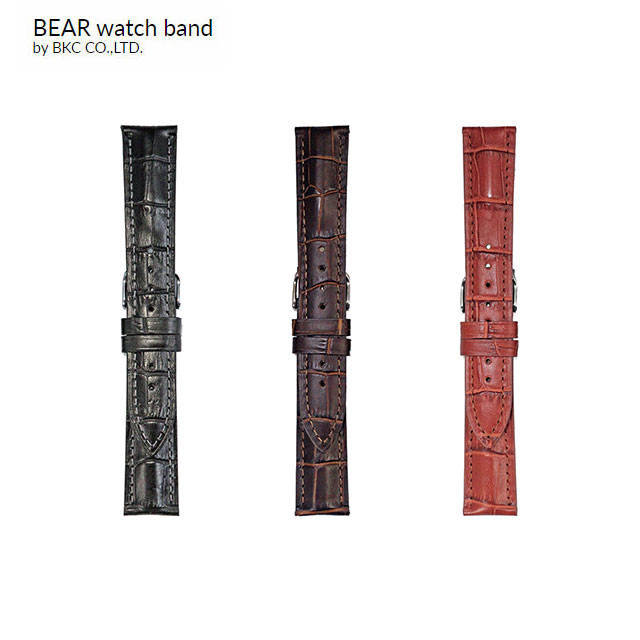 ベアー時計バンド BEAR WATCH BAND COLLECTION　皮革 紳士用