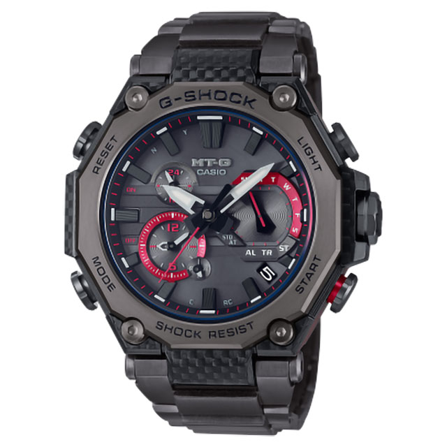 CASIO カシオ G-SHOCK ジーショック MTG-B2000YBD-1AJF MT-G カーボン レッド ソーラー電波