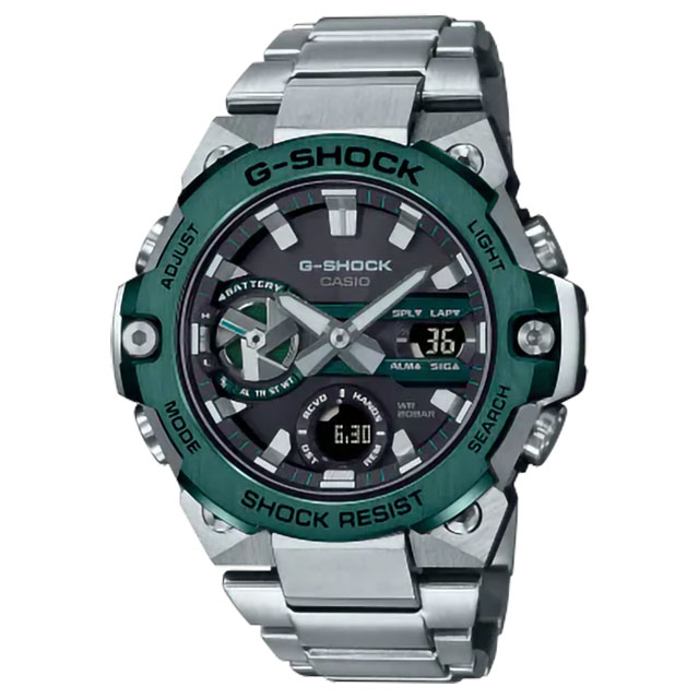 CASIO カシオ G-SHOCK ジーショック GST-B400CD-1A3JF G-STEEL グリーン モバイルリンク ソーラー