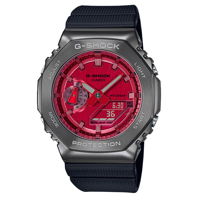 CASIO カシオ G-SHOCK ジーショック GM-2100B-4AJF メタルベゼル レッド