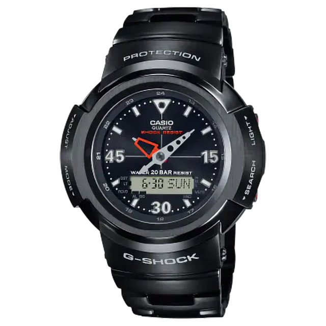 CASIO カシオ G-SHOCK ジーショック AWM-500-1AJF 復刻 フルメタル ブラック 電波ソーラー