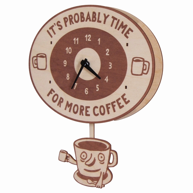 MODERN MOOSE（モダンムース） PCPEN087 コーヒー 壁掛け振り子時計