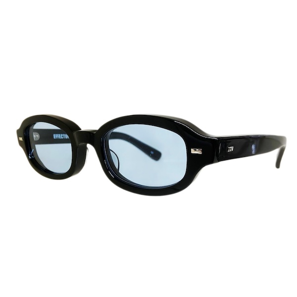 EFFECTOR エフェクター STACCATTO/スタッカート Col.BKBL 黒/ブルー メガネ サングラス トノーシェイプタイプ
