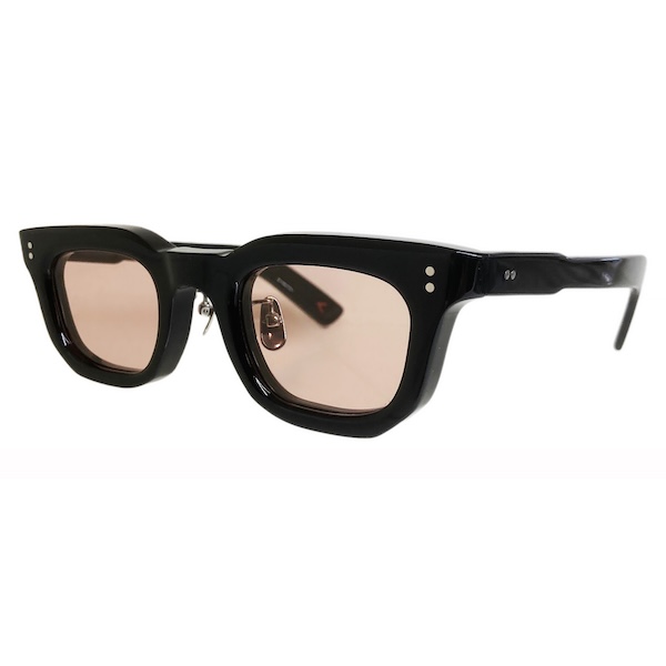 corner コーナー Godard ゴダール Col.1 Record Black 黒 / Smoke Red Flat Lenses スクエア サングラス 正規取扱店