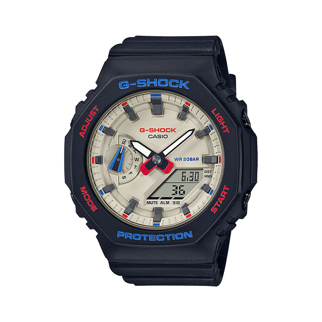 CASIO カシオ G-SHOCK ジーショック GMA-S2100WT-1AJF カーボンコアガード トリコロール ブラック