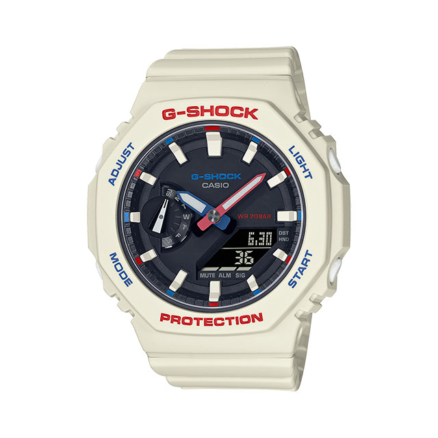 CASIO カシオ G-SHOCK ジーショック GMA-S2100WT-7A1JF カーボンコアガードS トリコロール ホワイト