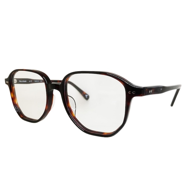 corner コーナー Macintosh マッキントッシュ Col.2 Tortoise / Clear 2curved Lenses Researchシリーズ メガネ 正規取扱店