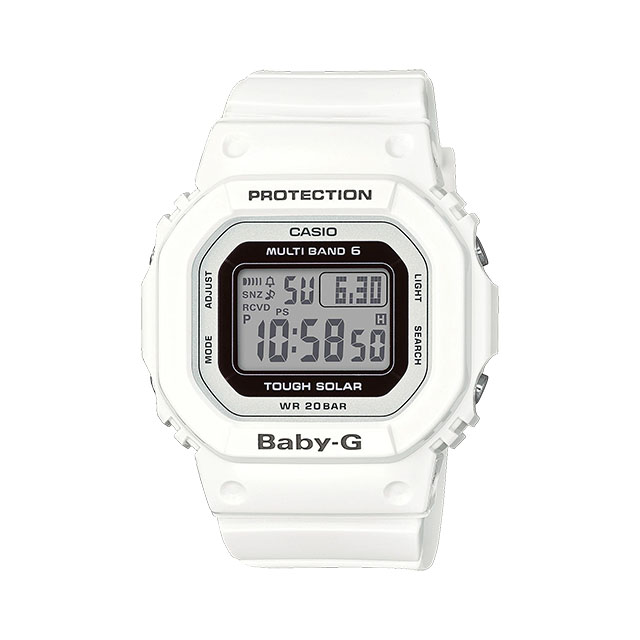 CASIO カシオ Baby-G ベビージー BGD-5000U-7JF ホワイト ソーラー電波