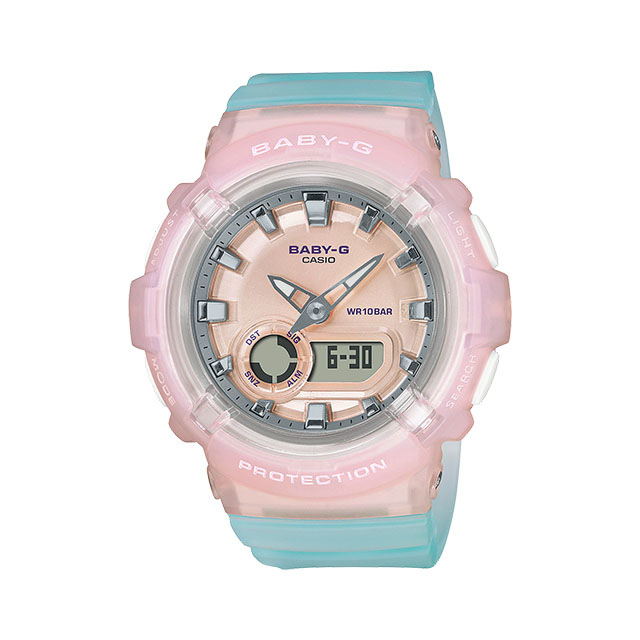 CASIO カシオ Baby-G ベビージー BGA-280-4A3JF ブルー×ピンク