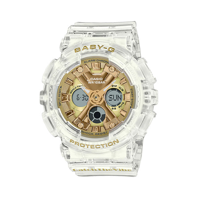 CASIO カシオ Baby-G ベビージー BA-130CVG-7AJF RIEHATAモデル ホワイトスケルトン