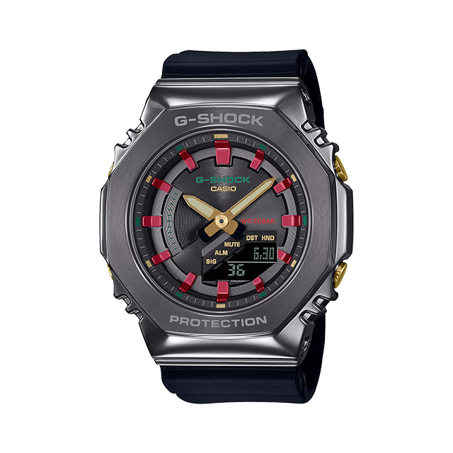 CASIO カシオ G-SHOCK ジーショック GM-S2100CH-1AJF メタルベゼルS プレシャス・ハート・セレクション クリスマスカラー