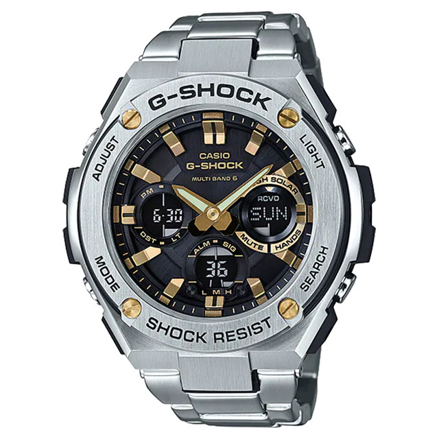 CASIO カシオ G-SHOCK ジーショック G-STEEL GST-W110D-1A9JF ソーラー電波