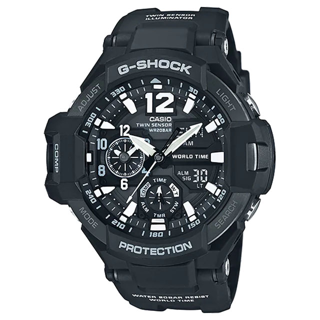 CASIO カシオ G-SHOCK ジーショック グラビティマスター GA-1100-1AJF ブラック