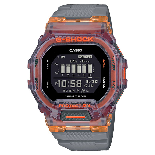 CASIO カシオ G-SHOCK ジーショック G-SQUAD GBD-200SM-1A5JF モバイルリンク オレンジ