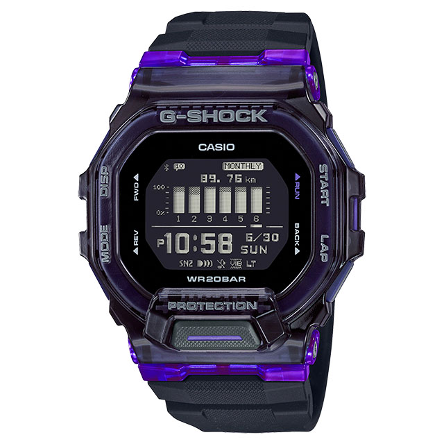 CASIO カシオ G-SHOCK ジーショック G-SQUAD GBD-200SM-1A6JF モバイルリンク パープル