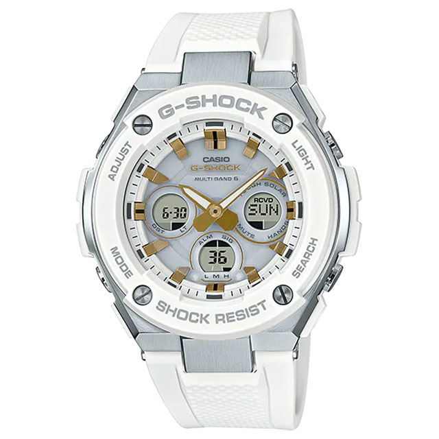 CASIO カシオ G-SHOCK ジーショック G-STEEL GST-W300-7AJF ホワイト ソーラー電波