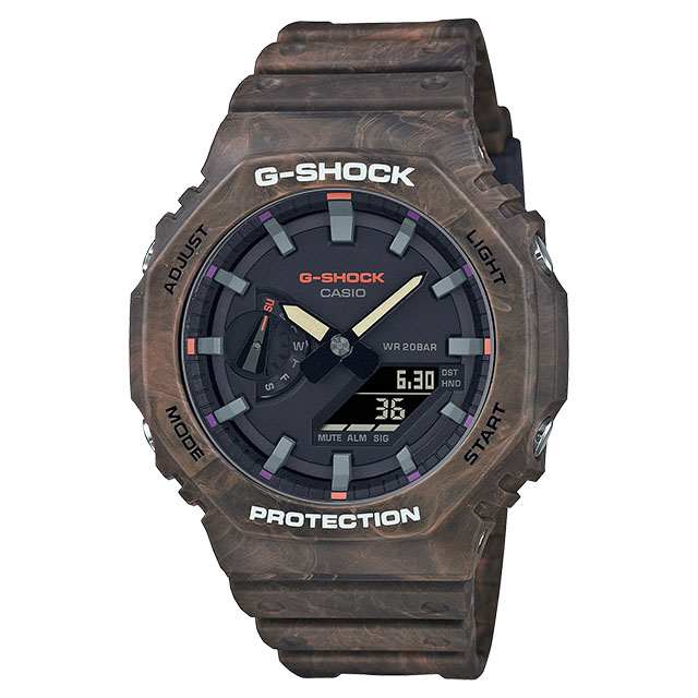 CASIO カシオ G-SHOCK ジーショック GA-2100FR-5AJF カーボンコアガード MYSTIC FORESTシリーズ ブラウン