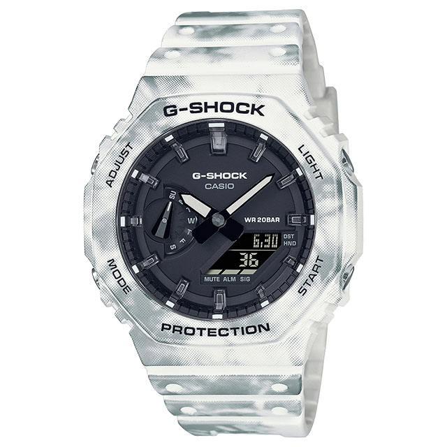 CASIO カシオ G-SHOCK ジーショック GAE-2100GC-7AJR カーボンコアガード ウィンターホワイト 替ベゼルバンド付 限定