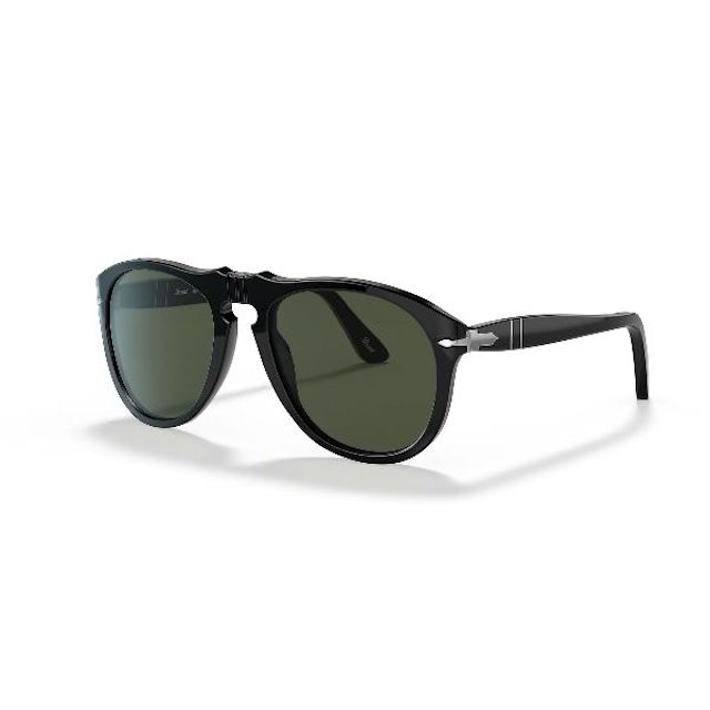 Persol ペルソール ティアドロップタイプ 「PO0649」 Col.95/31 (フレーム:黒、レンズ:グリーン) サングラス 正規輸入品