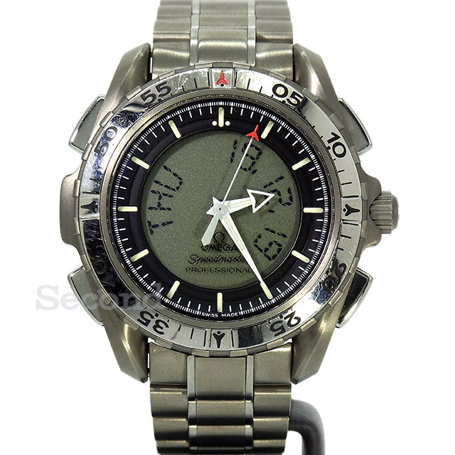 可動品】オメガ X-33 スピードマスター 3290.50 前期 オールチタン